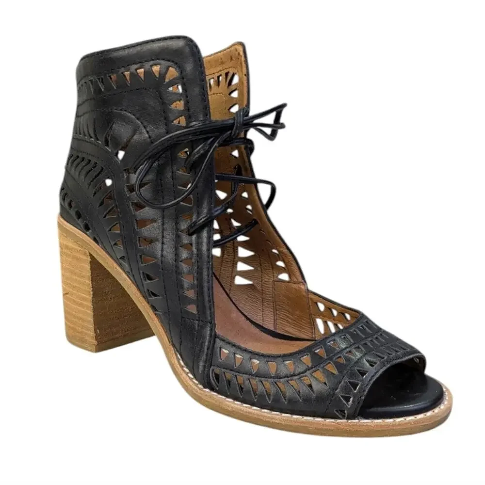 Jeffrey Campbell Cordillo Sandal/Booties EUC $189 Size 9   S3534